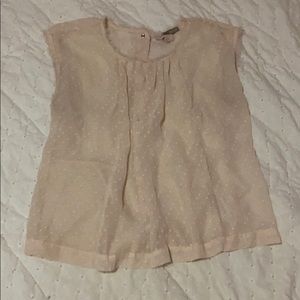 ballet pink sheer top